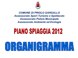 settore polizia municipale - Comune di Priolo Gargallo