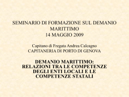 DEMANIO MARITTIMO