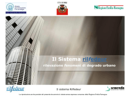 sistema rilfedeur Risoluzione della segnalazione
