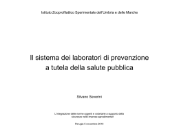 Diapositiva 1 - Università degli Studi di Perugia