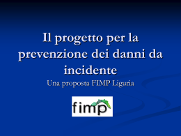Epidemiologia e proposte pratiche e organizzative: Conforti