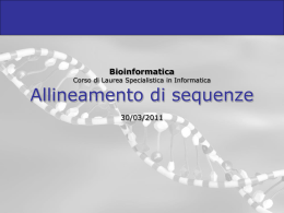 6-Allineamento_2011 - Matematica e Informatica