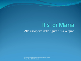 Il sì di Maria