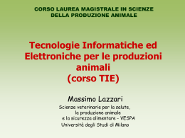 E - Web server per gli utenti dell`Università degli Studi di Milano