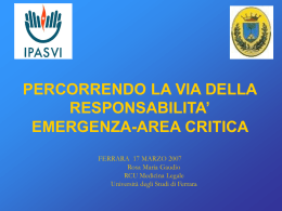 Il nuovo ruolo dell`Infermiere in Area Critica - Area-c54