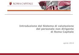 Sistema valutazione dipendenti - 06 maggio 2014