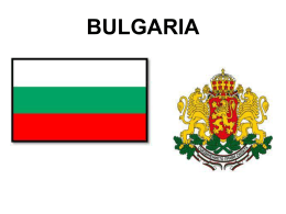 IL primo Stato Bulgaro 681-1018 Il Primo Stato Bulgaro 681