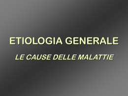 Eziologia Generale