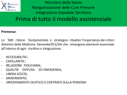 Modello Assistenziale - Sindacato dei Medici italiani