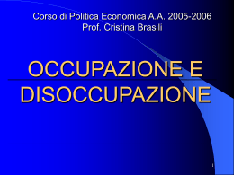 Disoccupazione