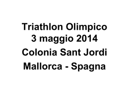 Triathlon Olimpico 3 maggio 2014