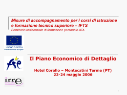 il piano economico