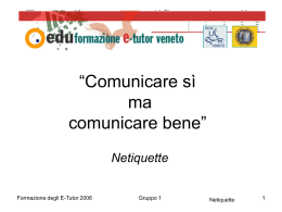 &ldquo;Comunicare s&igrave;, ma comunicare bene&rdquo;