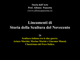 Lineamenti di Storia della Scultura Italiana da Wiligelmo a Medardo