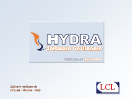 Scarica presentazione HYDRA