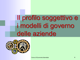 Profilo soggettivo - Dipartimento di Scienze Politiche e Sociali