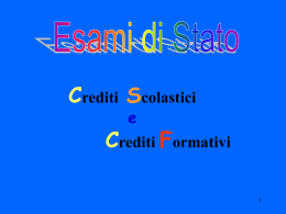 Il sistema dei crediti