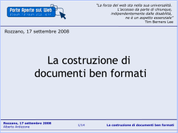 Il progetto “Porte Aperte sul Web” compie 1 anno