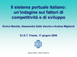 L`economia della Liguria nell`anno 2007 Genova, 12 giugno 2008
