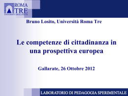 Le competenze di cittadinanza a scuola