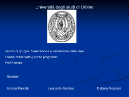 L`ideazione e il lancio di un nuovo prodotto richiedono lo sviluppo di