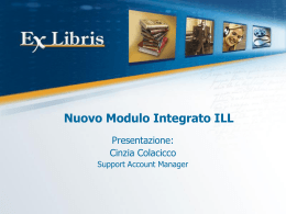 Nuovo Modulo Integrato ILL