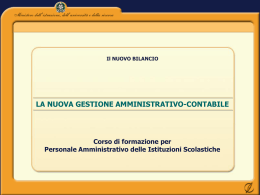 la nuova gestione amministrativo