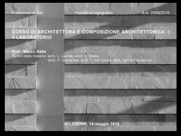 Lezione numero 4