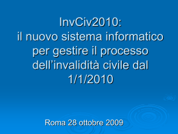 Il nuovo processo dell`invalidit&agrave; civile dal 1/1/2010
