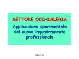 Il nuovo inquadramento professionale
