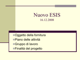Nuovo ESIS