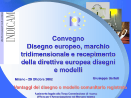 Un nuovo strumento di protezione: il Disegno comunitario