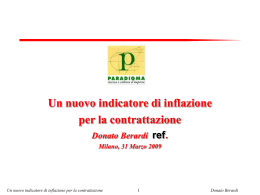 Un nuovo indicatore di inflazione per la contrattazione