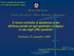 Servizi - Ministero della Giustizia Percorsi chiari e precisi, un tuo diritto