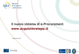 Il mercato elettronico della P.A.