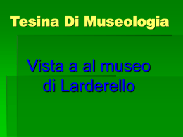 Visita guidata al museo di Larderello