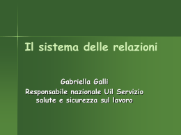 Il sistema di relazioni