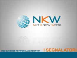 presentazione segnalatori