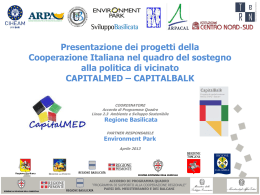Versione Italiana - Sviluppo Basilicata