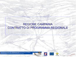 Presentazione Accordo di Programma Regionale