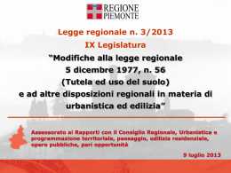 Modifiche alla legge regionale 5 dicembre 1977, n. 56 (Tutela ed