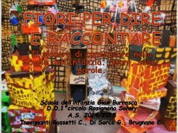 Il piacere di comunicare. Suoni..segni...parole