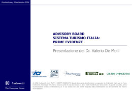 Valerio De Molli - Managing Partner Ambrosetti S.p.A