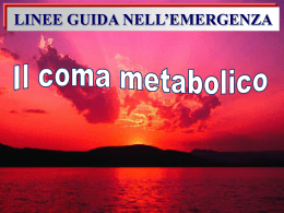 Coma metabolico