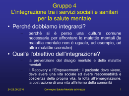 Relazione finale Gruppo IV