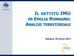 slide - Assemblea annuale CNA Emilia Romagna