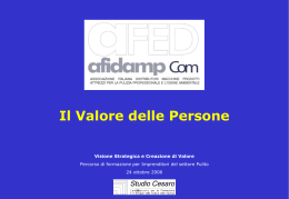 Scarica la presentazione dell`incontro