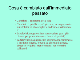 Cos`&egrave; un film?
