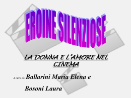 L`amore e la donna nel cinema