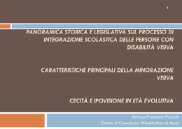 Panoramica storica e legislativa sul processo di
